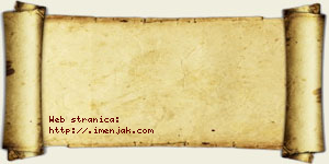 Andrija Pljakić vizit kartica